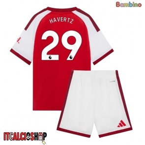 Arsenal Kai Havertz #29 Prima Maglia Bambino 2026-27 Manica Corta (+ Pantaloni corti)